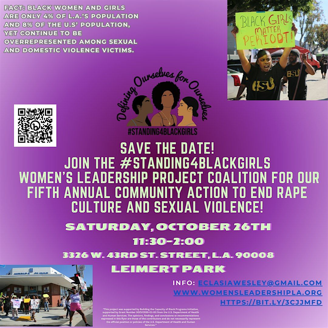 #Standing4BlackGirls Community Action to End Rape Culture & Sexual Violence