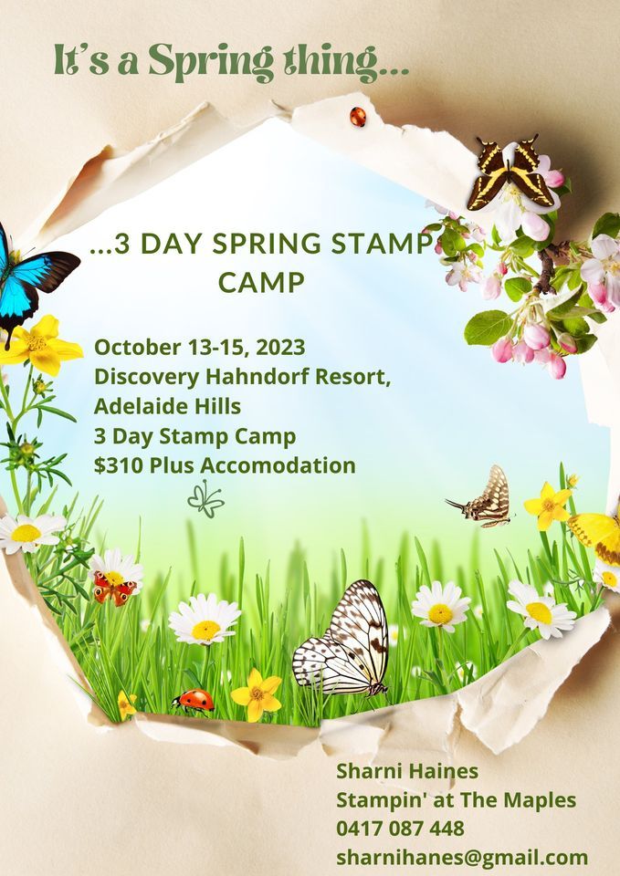 It's a Spring Thing - Stamp Camp October 20th-22nd 2023