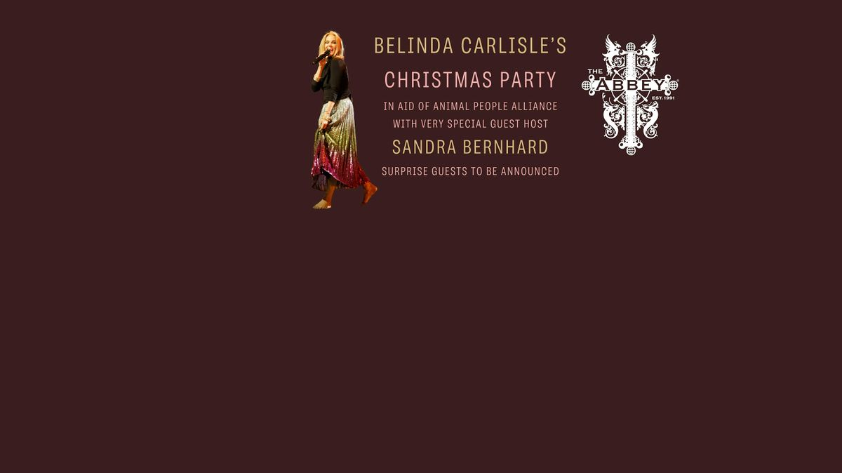 Belinda Carlisle's Christmas Party with  Sandra Bernhard and Special Guests