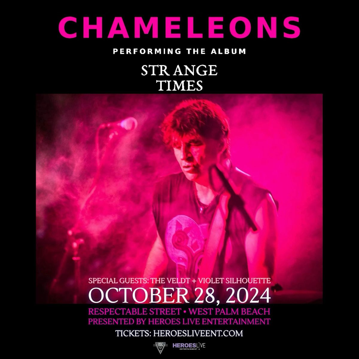 Chameleons Performing the Album: Strange Times + The Veldt + Violet Silhouette - West Palm Beach