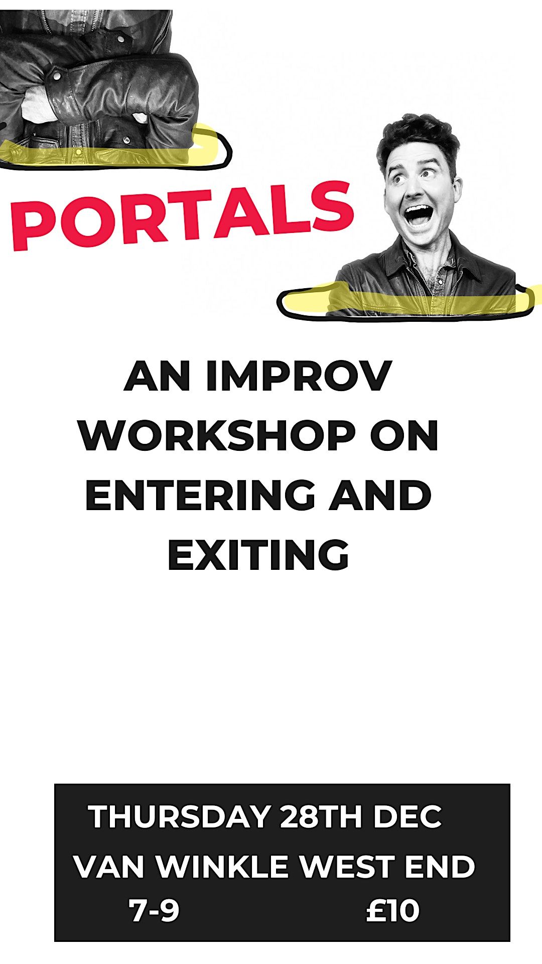 Portals: Creating unscripted comedy that manifests from the void