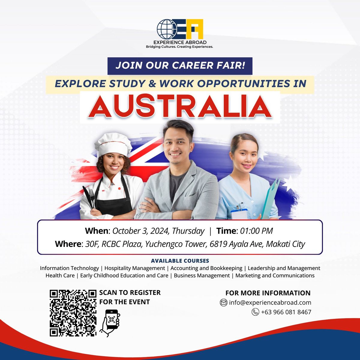 Career Fair: Explore Study and Work Opportunities in Australia