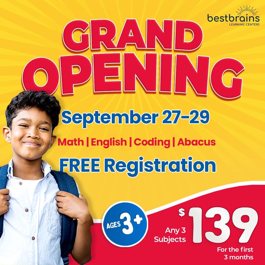 GRAND bestbrains LEARNING CENTERS OPENING