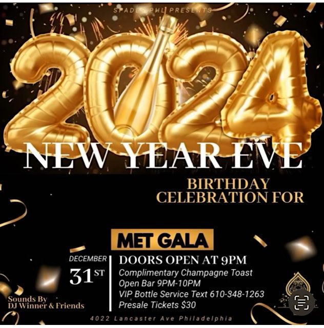 NYE - Spades Presents New Year Eve 2024