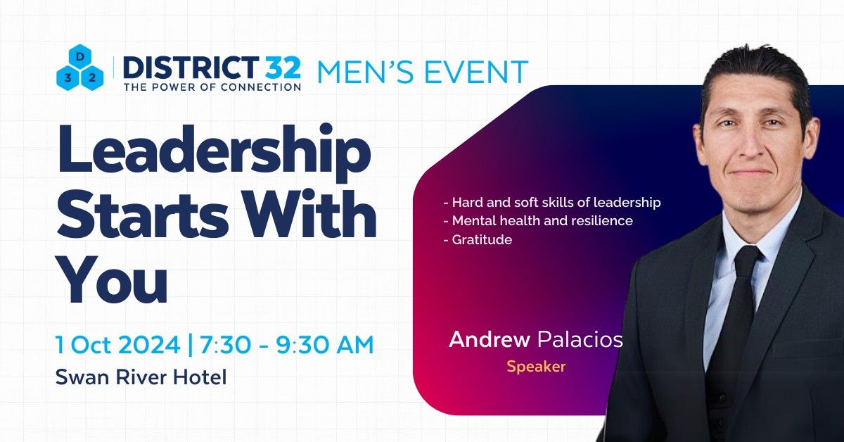 District32 Secret Men's Business Event - Perth WA - Tue 1 Oct