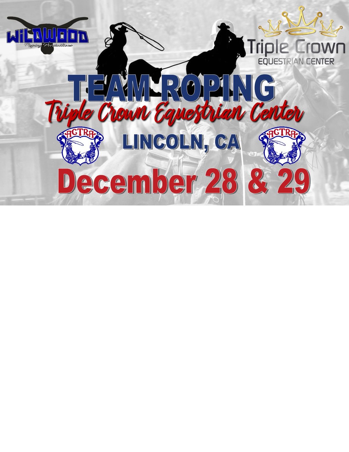 Team Roping at Triple Crown Equestrian Center