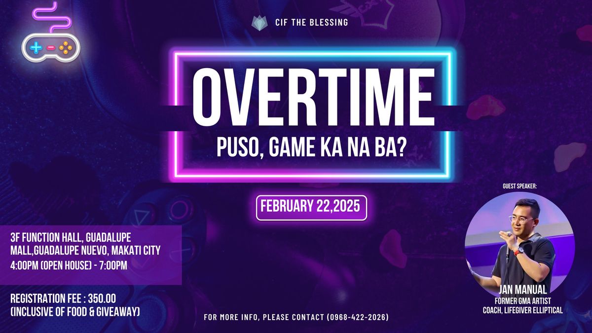 OVERTIME: PUSO, GAME KA NA BA? 