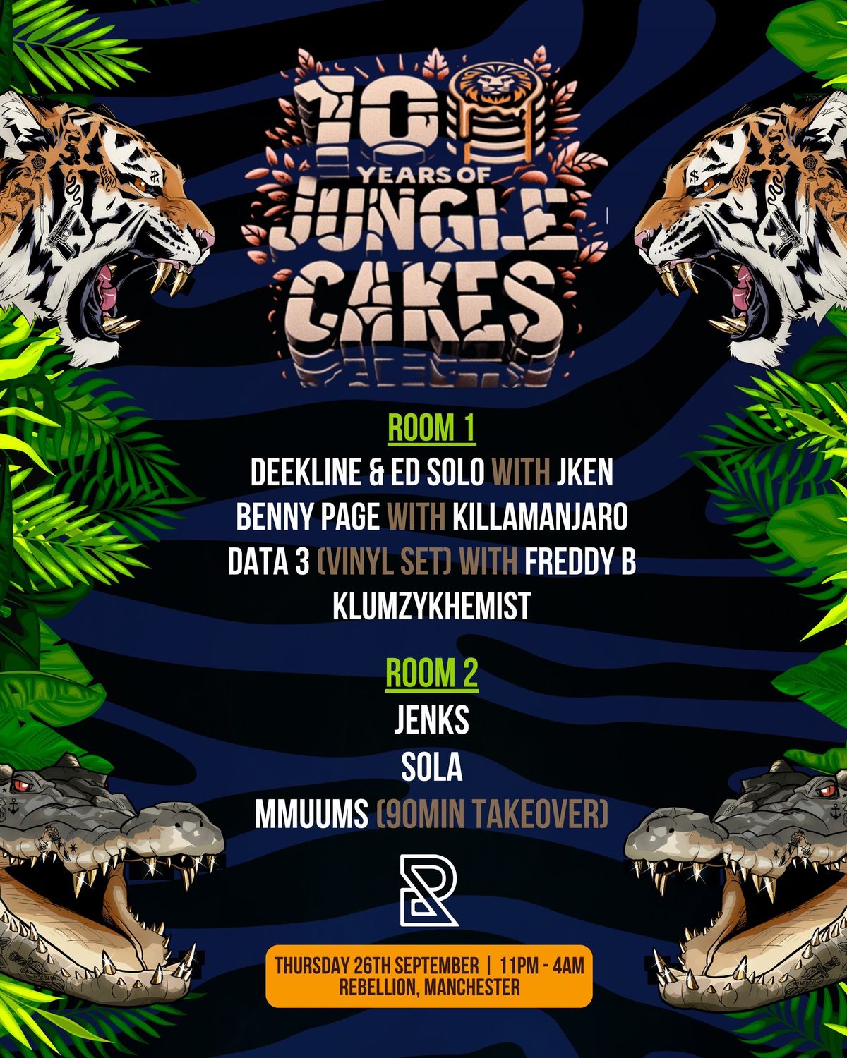 10 Years of Jungle Cakes - Manchester 