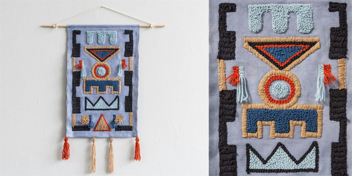 Punch Needle Workshop Berlin\/English: Craft Your Own Abstract Wall Hanging