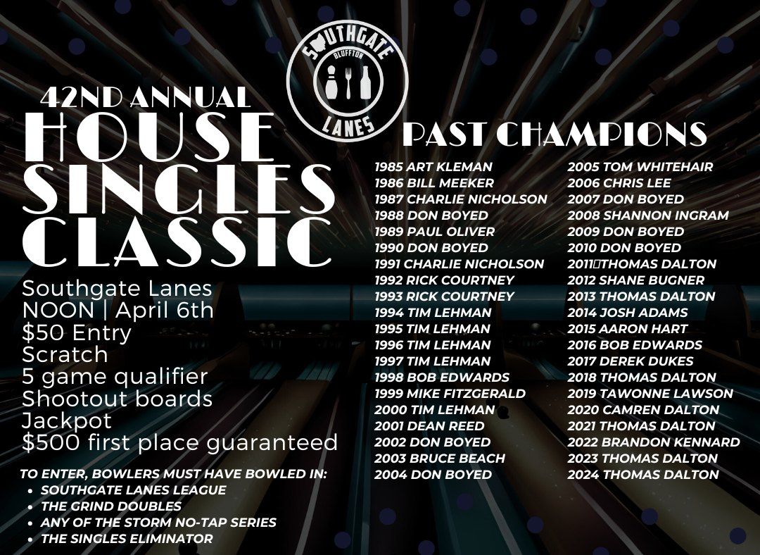 42nd Annual House Singles Classic