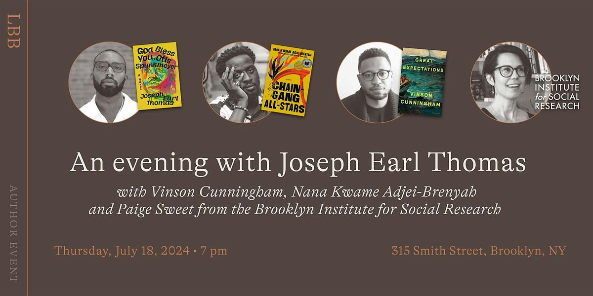 Author Event: An Evening with Joseph Earl Thomas