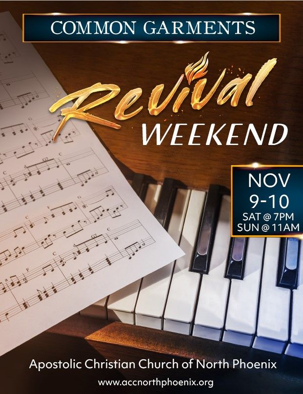 Common Garments Revival Weekend