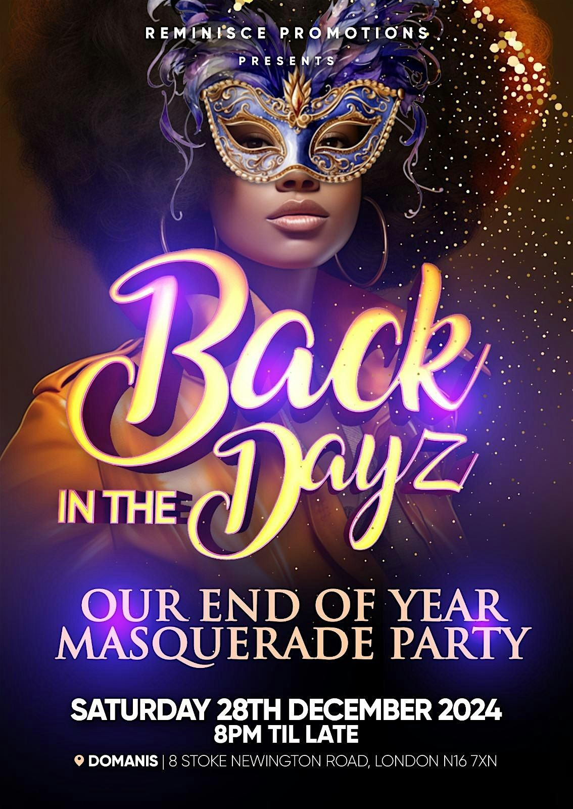 End of year Masquerade party