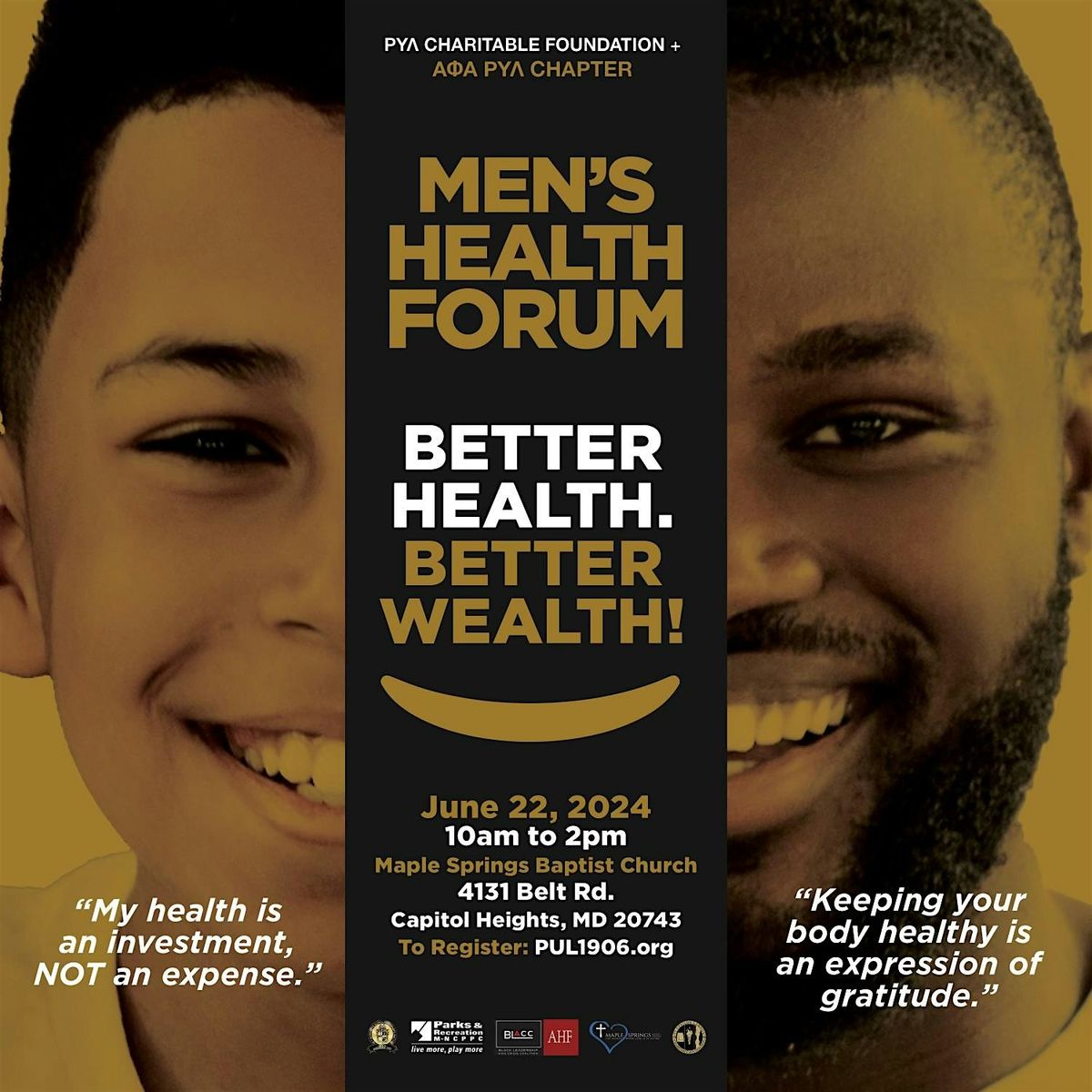 2024 Men\u2019s Health Forum: Better Health | Better Wealth
