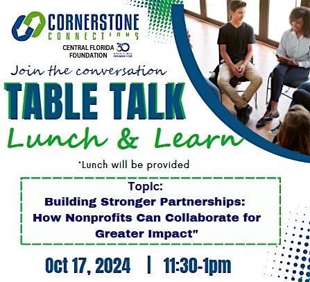 Cornerstone Connections Table Talk Series: Volunteer Management