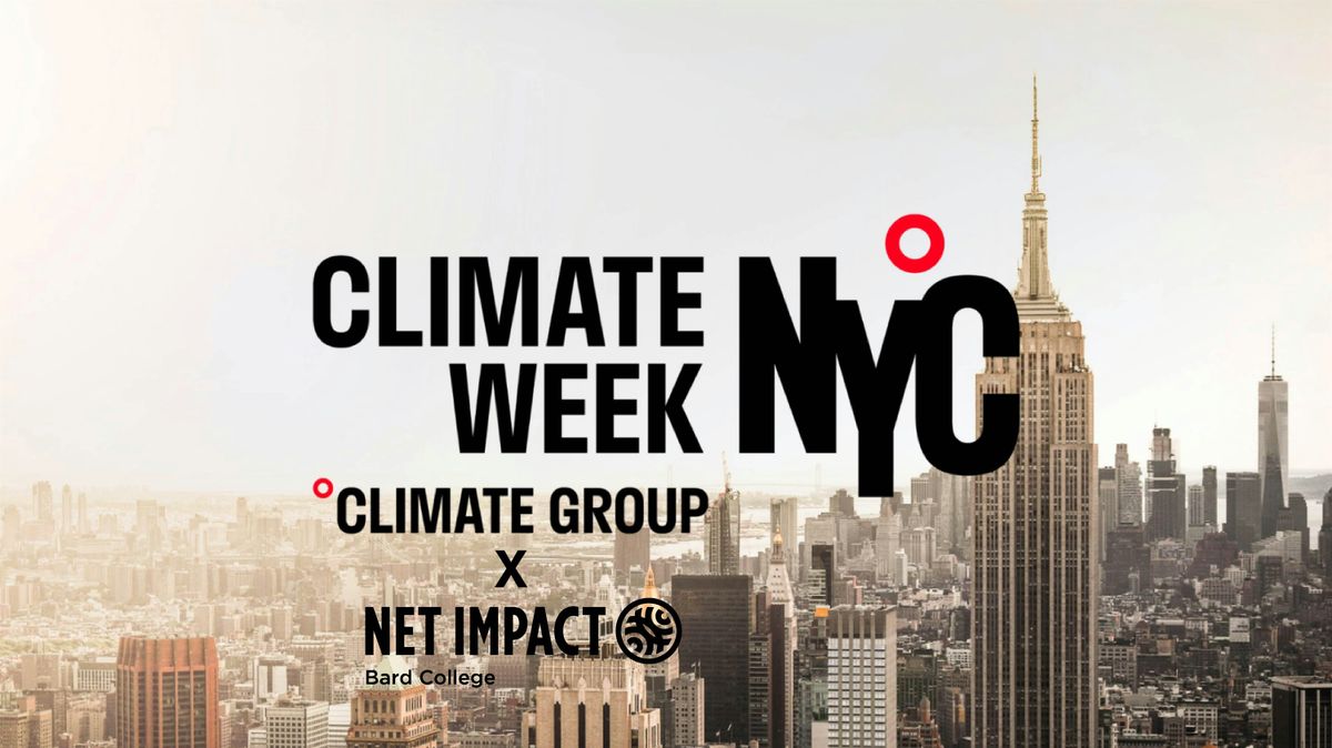 Climate Week NYC Bard Meetup