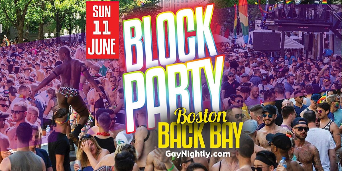 Back Bay /Stuart St Block Party for Pride in Boston, Saint James Avenue