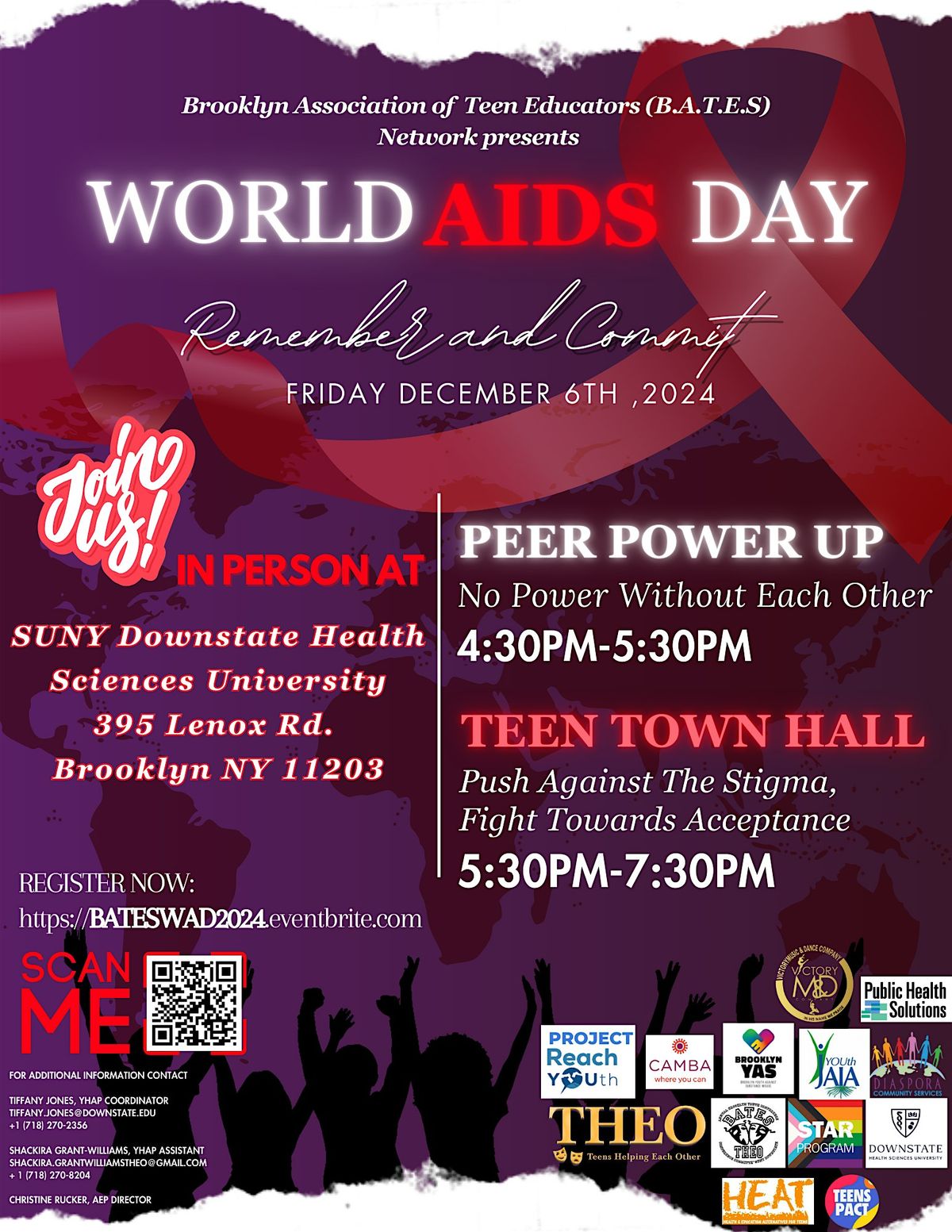 World AIDS Day: Peer Power Up & Teen Town Hall