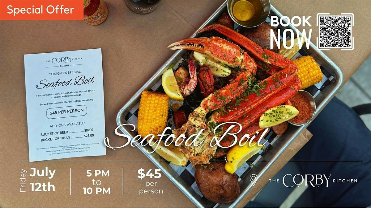 Summer Event: Seafood Boil