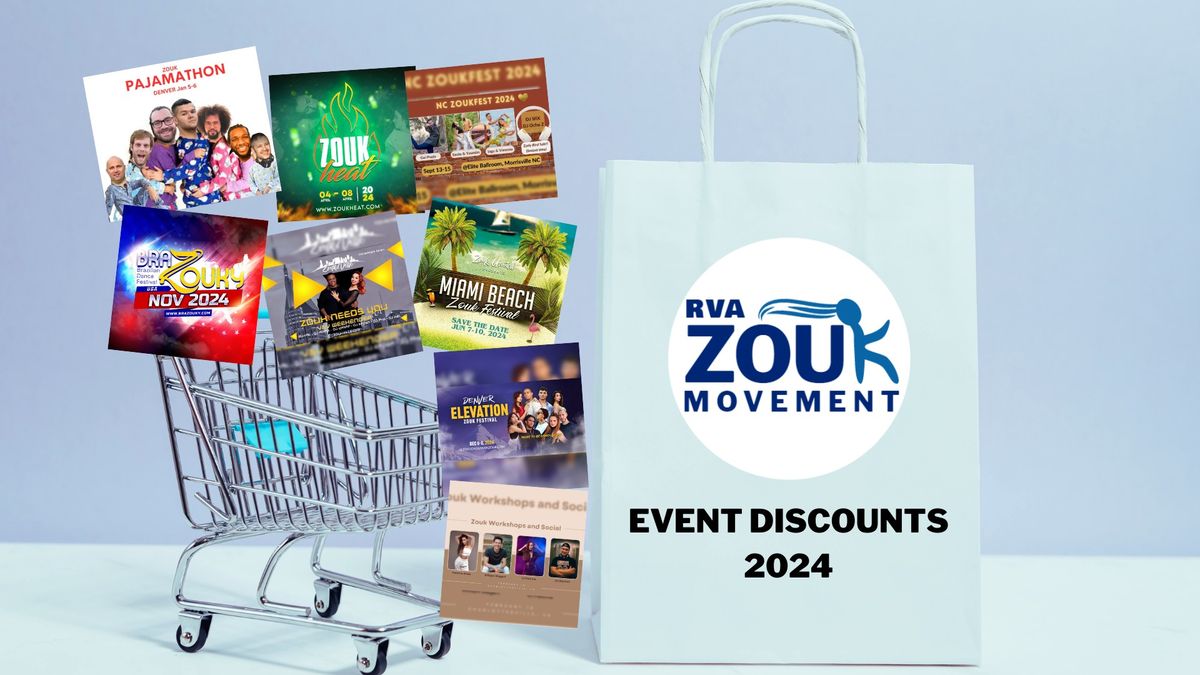 RVAZM Promo Code for Zouk Events 2024