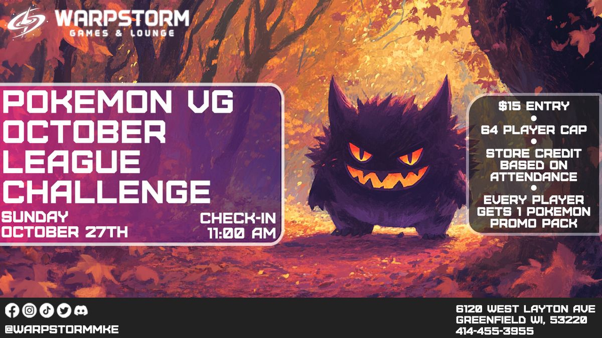 Pokemon VG October League Challenge