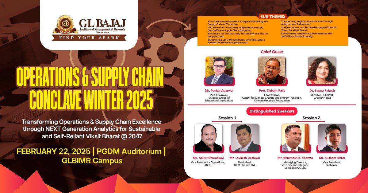 Operations & Supply Chain Conclave \u2013 Winter 2025