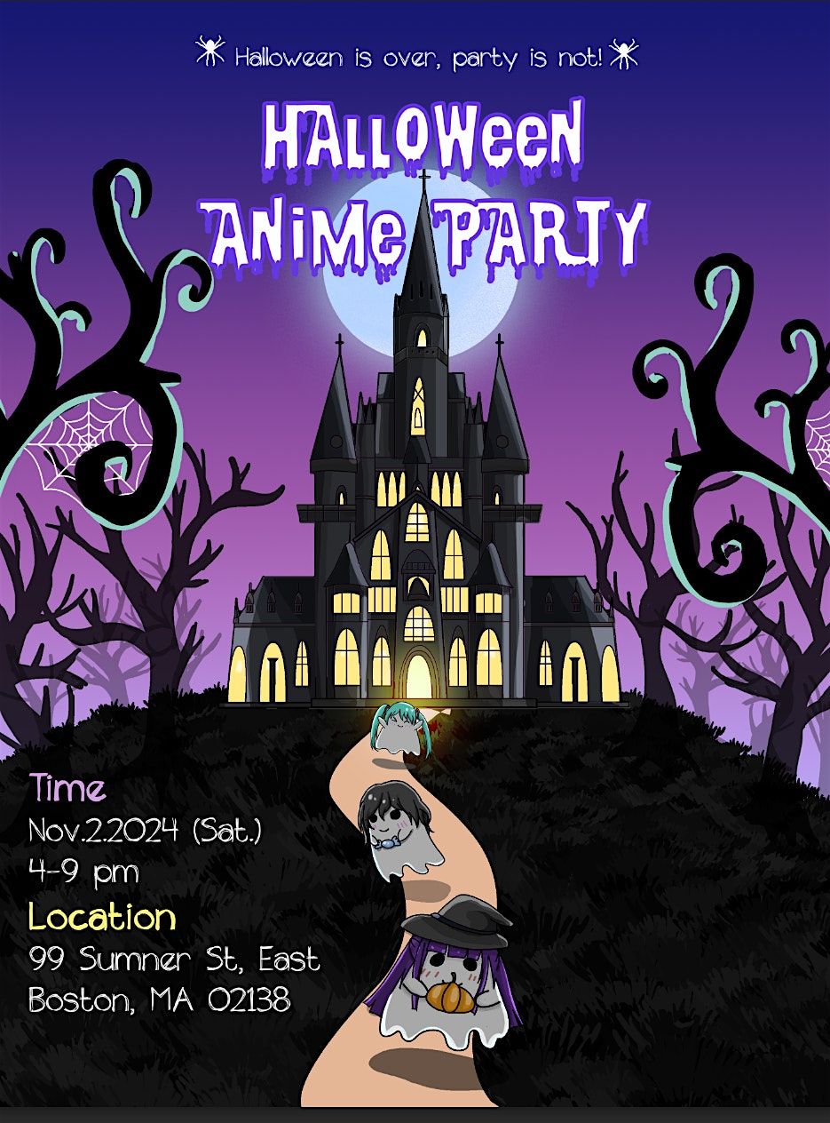 Halloween Anime Party, 99 Sumner St, Boston, 2 November 2024