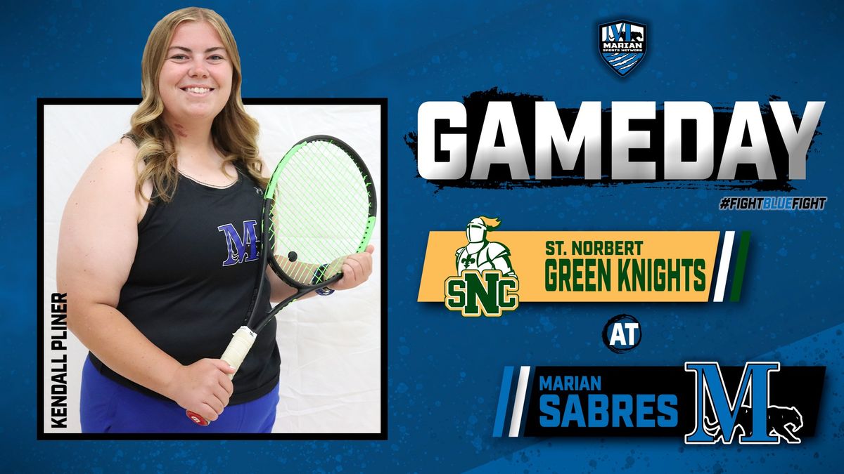 Marian Women's Tennis vs. St. Norbert