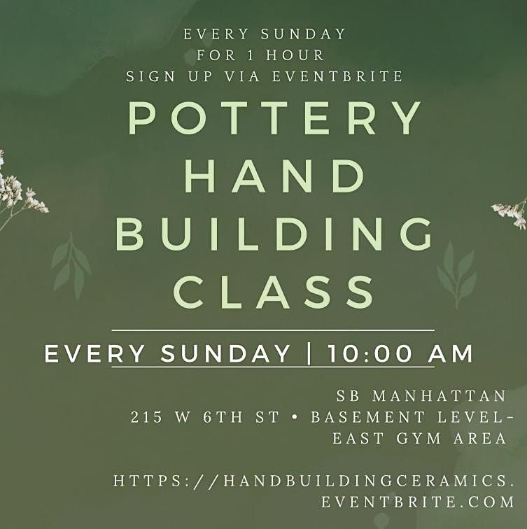 Pottery Animal Sculpting Class - All levels welcomed!