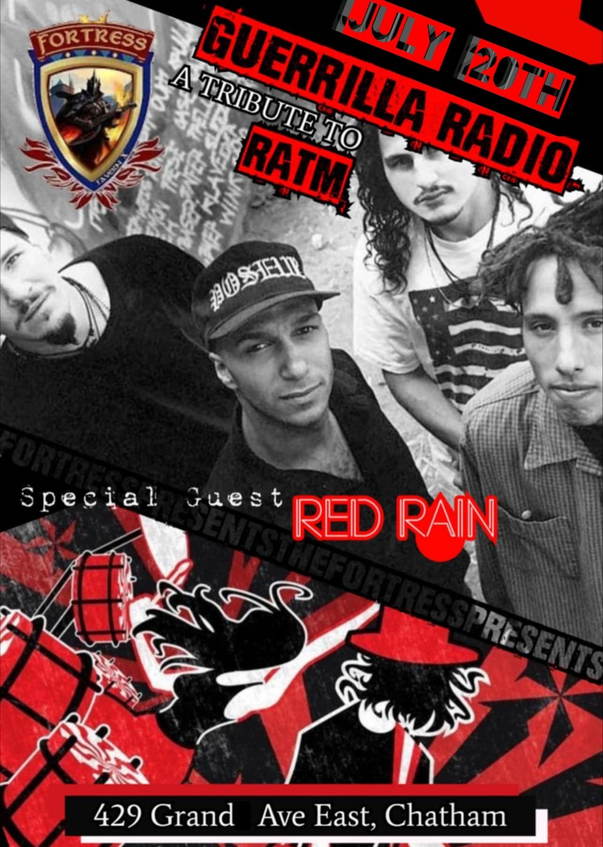 Guerrilla Radio wsg Red Rain @ The Fortress Tavern X