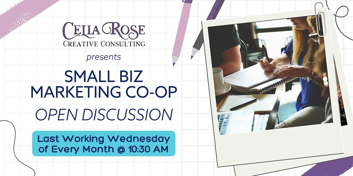 Small Biz Marketing Co-Op Networking & Open Discussion [October '24]