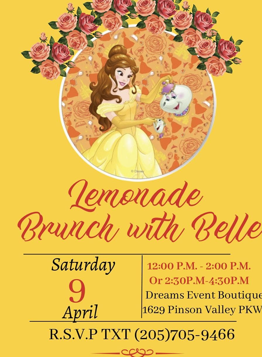 Lemonade Brunch with  Princess Belle