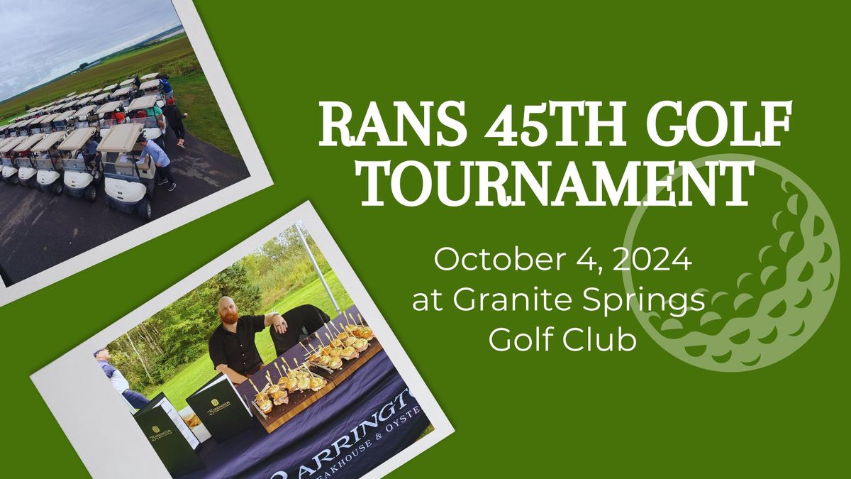 45th Annual Restaurant Association Golf Tournament