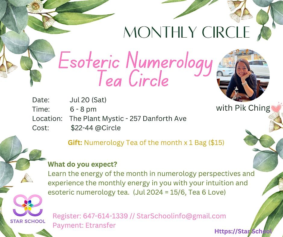 Esoteric Numerology Tea Circle