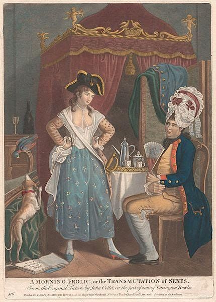 Cross-Dressing: Fashion and Gender Expression in the Eighteenth Century