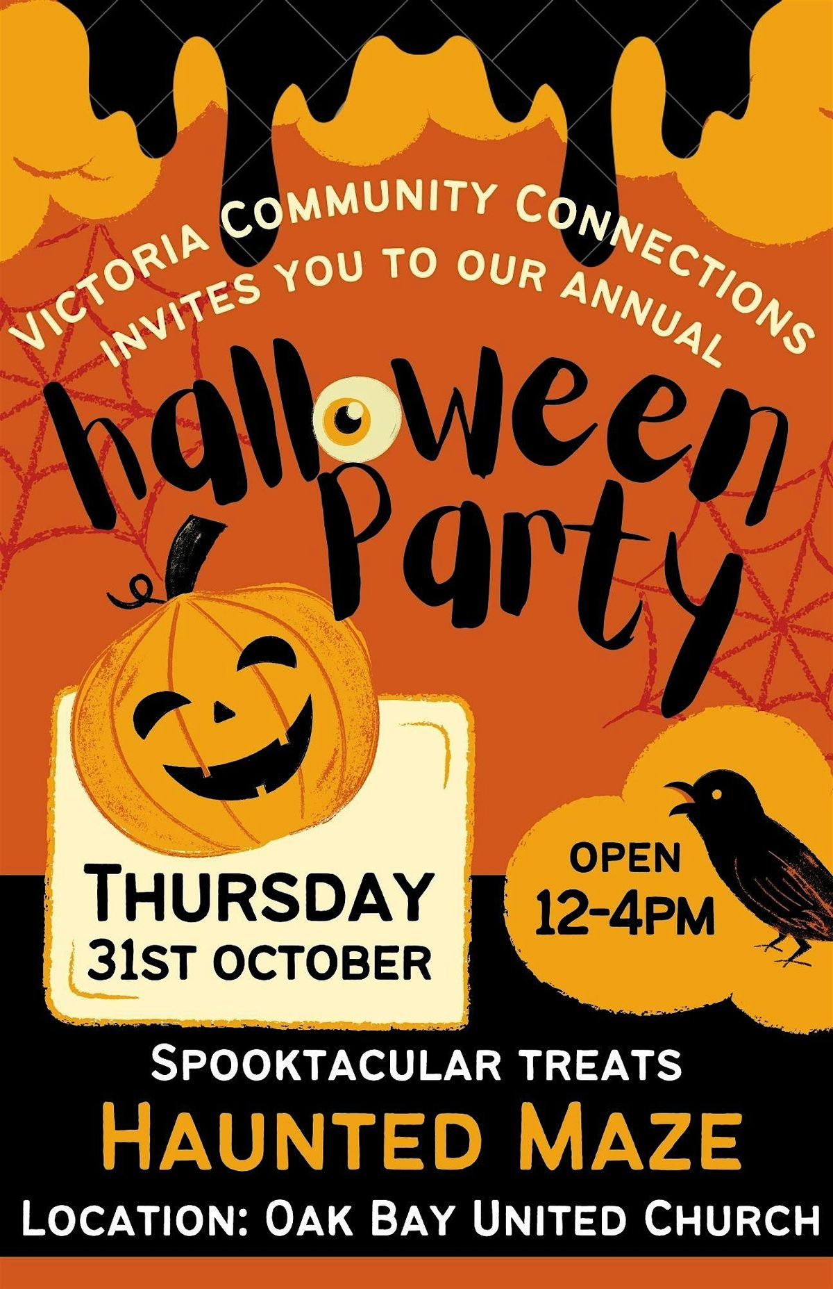 Community Halloween Party and Haunted Maze