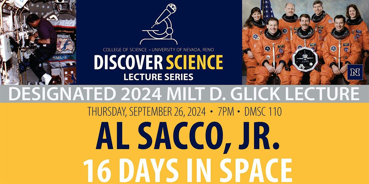 Discover Science Lecture Series presents Al Sacco, Jr.