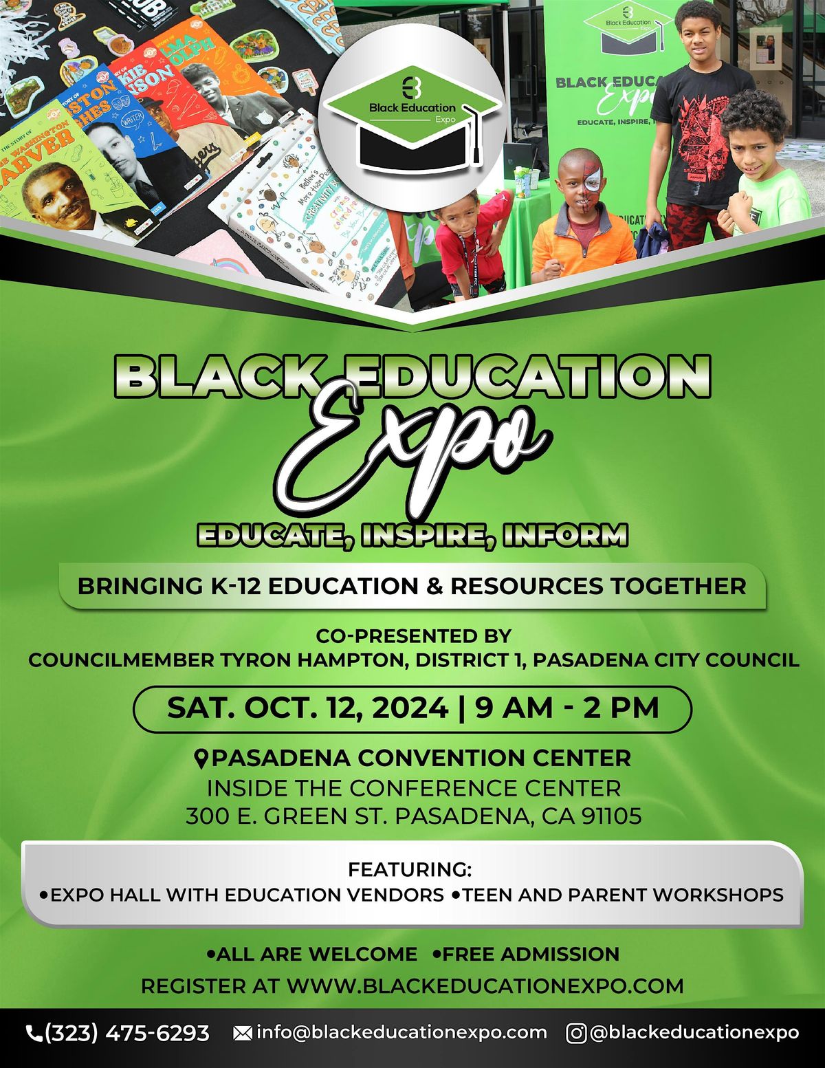 Celebrate at the Black Education Expo - K-12 (Ages 5-18)