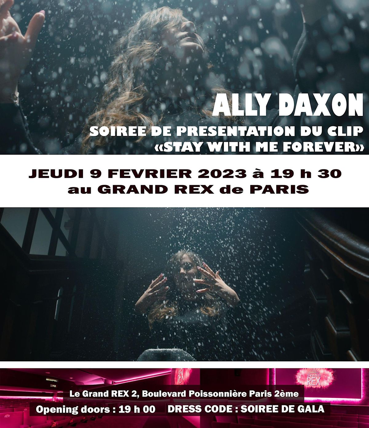 ALLY DAXON au Grand Rex "STAY WITH ME FOREVER"