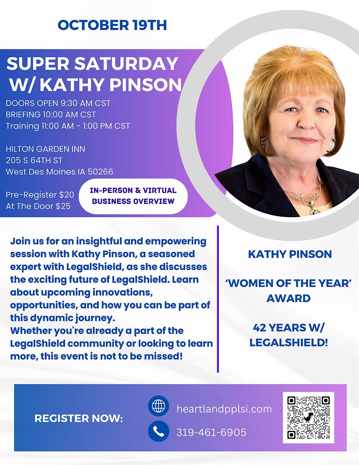 Super Saturday w Kathy Pinson