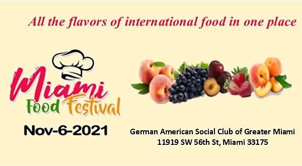 MIAMI FOOD FESTIVAL  2021