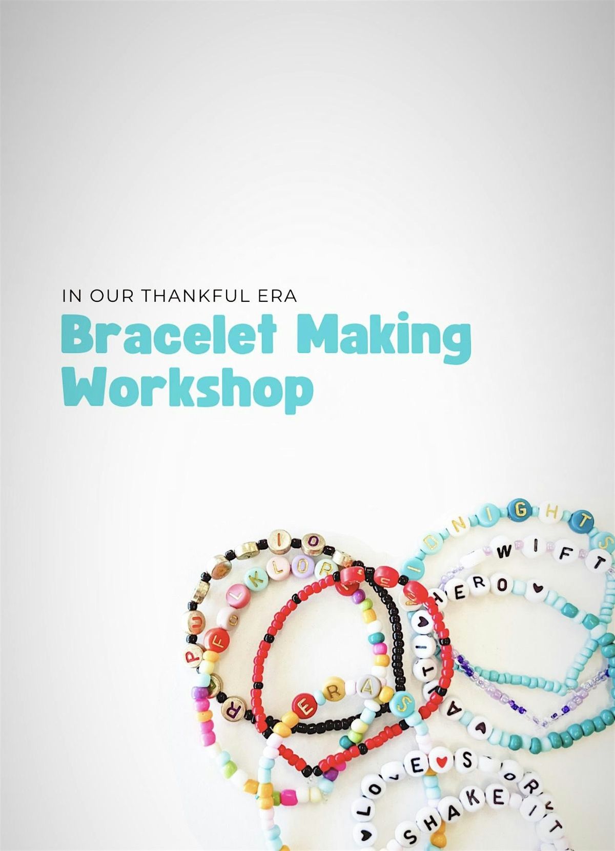 TAY-TAY inspired bracelet-making workshop