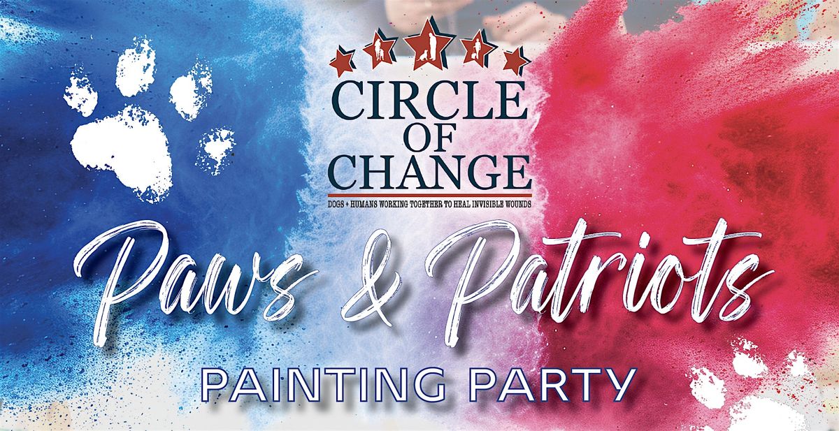 Painting Party Fundraiser for Paws & Patriots