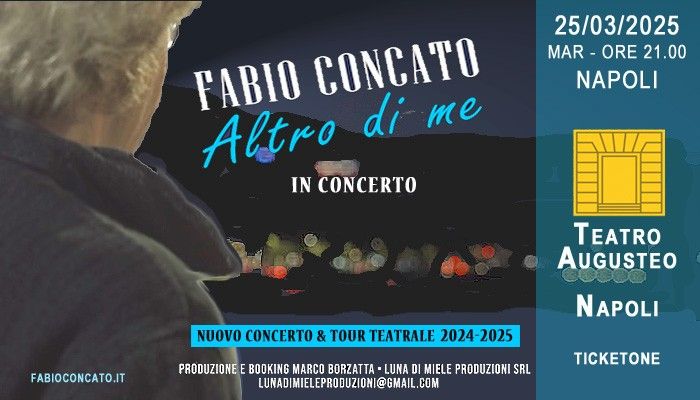 Napoli - Fabio Concato in concerto - Altro di Me