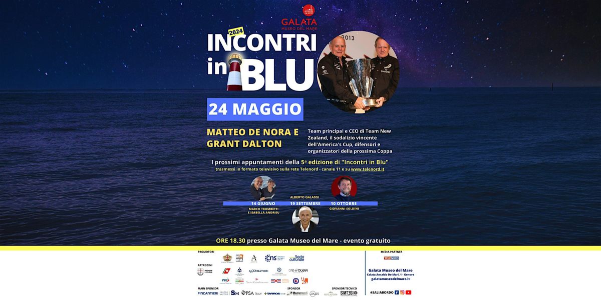 Matteo de \ufeffNora e  Grant Dalton - ospiti di "Incontri in Blu 2024"