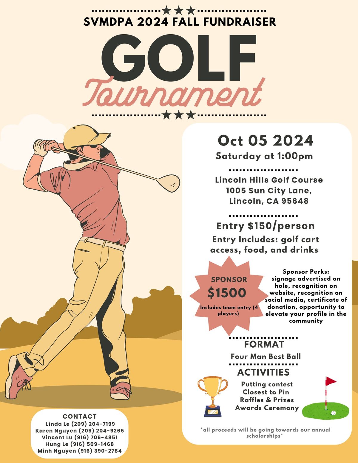 Golf Fundraiser Tournament