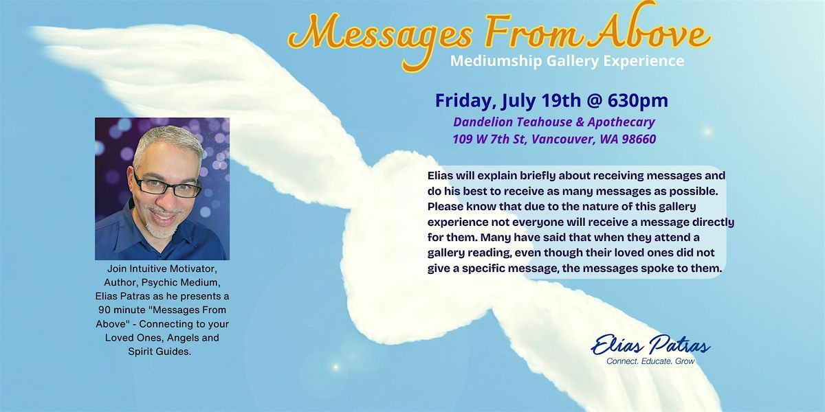 Messages From Above - July 26th