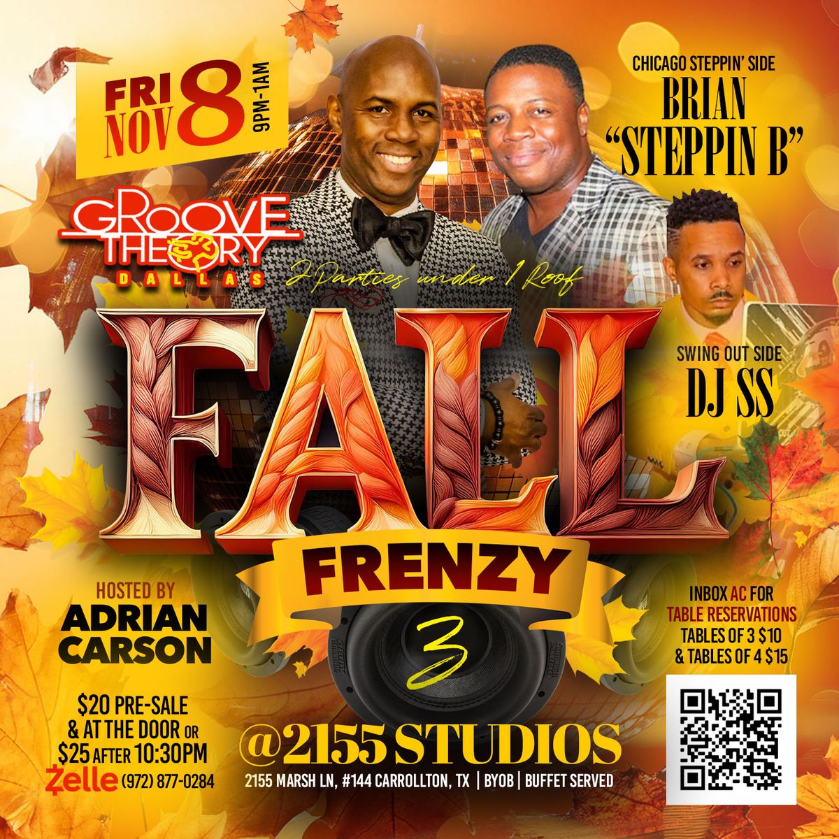 2 Parties Under 1 Roof Presents: Fall Frenzy 3