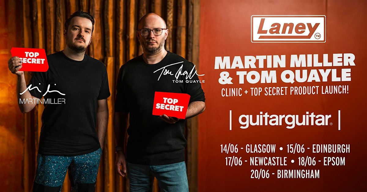 Martin Miller & Tom Quayle Laney Clinic at guitarguitar Glasgow!