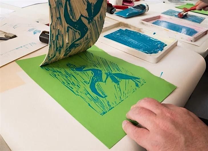 Lino Printing for Beginners - Arnold Library - Adult Learning